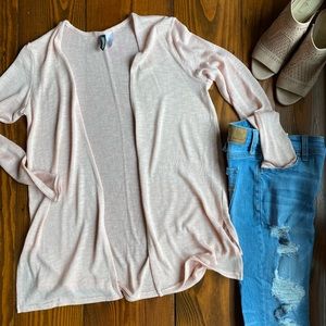 Divided for H&M Lightweight Pink Cardigan